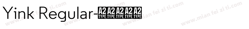 Yink Regular字体转换